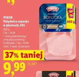 Lidl Polędwica sopocka w plastrach, XXL oferta