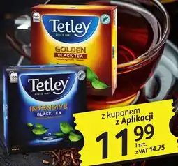 Selgros Herbata ekspresowa Tetley Black 100 torebek intensive, golden oferta
