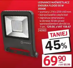 Selgros Naświetlacz LEDVANCE ENDURA FLOOD 50 W 3000K oferta