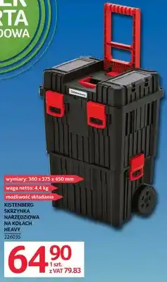 Selgros Skrzynka narzędziowa na kołach Heavy Kistenberg oferta