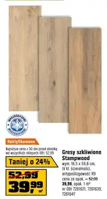OBI Gresy szkliwione Stampwood oferta