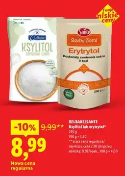 Lidl Ksylitol lub erytrytol oferta