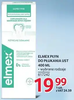 Selgros Płyn do płukania ust Elmex 400 ml wybrane rodzaje oferta