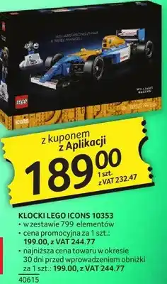 Selgros Klocki Lego Icons 10353 oferta