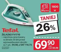 Selgros Żelazko TEFAL FV1710 oferta