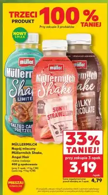 Kaufland Napój mleczny Müllermilch Shake różne rodzaje oferta