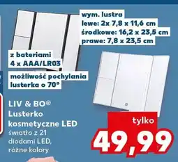 Kaufland Lusterko kosmetyczne LED oferta
