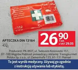 Selgros Apteczka APTECZKA DIN 13164 oferta