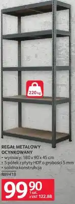 Selgros Regał metalowy REGAŁ METALOWY OCYNKOWANY oferta