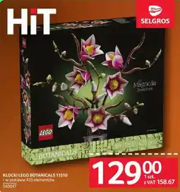 Selgros Klocki Lego Botanicals 11510 oferta