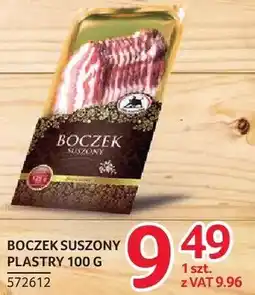 Selgros Boczek suszony plastry ZMB Białystok oferta