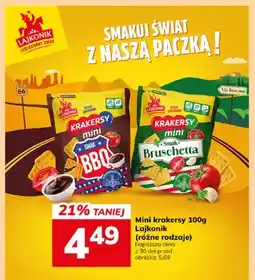 Hitpol Mini krakersy 100g Lajkonik (różne rodzaje) oferta