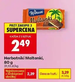 Biedronka Herbatniki Maltanki oferta