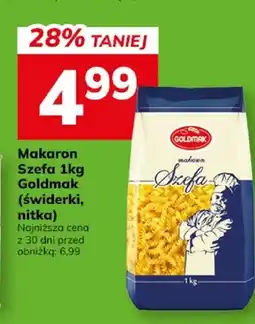 Hitpol Makaron Szefa 1kg Goldmak (świderki, nitko) oferta
