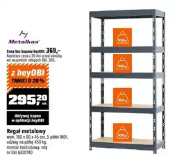 OBI Regał metalowy oferta
