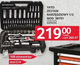 Selgros Zestaw narzędziowy YATO ZESTAW NARZĘDZIOWY 1/2 MOD. 38791 oferta