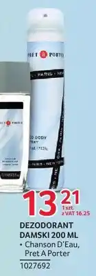 Selgros Dezodorant damski Pret A Porter oferta