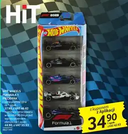 Selgros Hot Wheels Formuła 1 pięciopak oferta