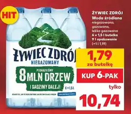 Kaufland Woda źródlana niegazowana 6-pak oferta
