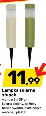 Bricomarche Lampka solarna słupek oferta