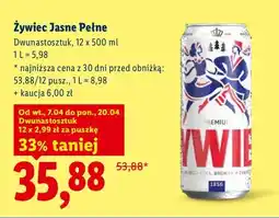 Lidl Piwo Jasne Pełne Dwunastosztuk oferta