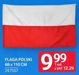 Selgros Flaga Polski 68 x 110 cm oferta