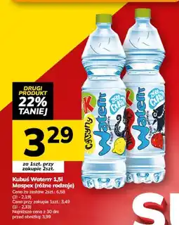 Hitpol Woda Kubuś i Waterrr Maspex różne rodzaje oferta