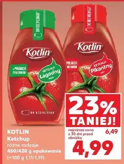 Kaufland Ketchup różne rodzaje oferta