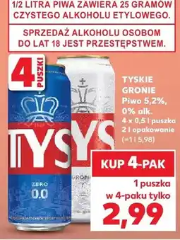 Kaufland Piwo Gronie oferta