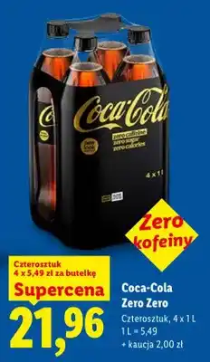 Lidl Cola Zero Zero oferta