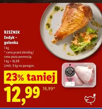 Lidl Indyk - golonka oferta