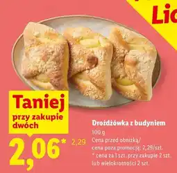 Lidl Drożdżówka z budyniem oferta