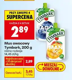 Biedronka Mus owocowy różne rodzaje oferta