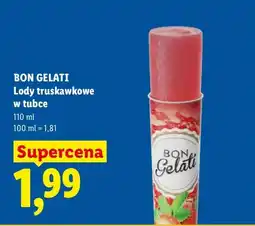 Lidl Lody truskawkowe w tubce oferta