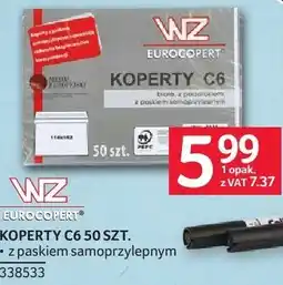 Selgros Koperty WZ EUROCOLLECT KOPERTY C6 50 SZT oferta