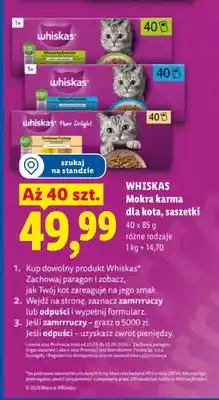 Lidl Mokra karma dla kota, saszetki różne rodzaje oferta