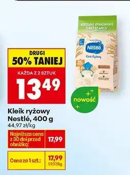 Biedronka Kleik ryżowy oferta