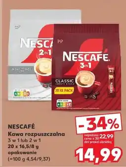 Kaufland Kawa rozpuszczalna 3 w 1 lub 2 w 1 oferta