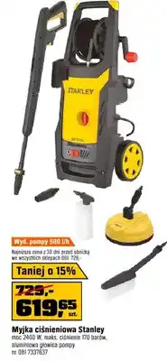 Myjka ciśnieniowa moc 2400 W, maks. ciśnienie 170 barów, aluminiowa głowica pompy