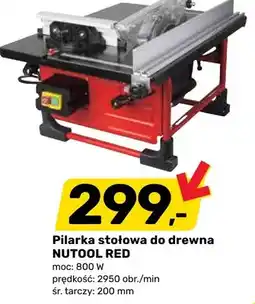 Bricomarche Pilarka stołowa do drewna NUTOOL RED oferta