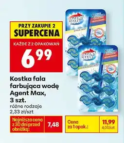 Biedronka Kostka fala farbująca wodę, różne rodzaje oferta