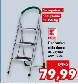 Kaufland Drabinka składana do użytku wewnątrz 3-stopniowa obciążenie do oferta