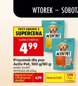 Biedronka Przysmak dla psa paski oferta