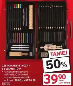 Selgros Zestaw artystyczny 58 elementów oferta
