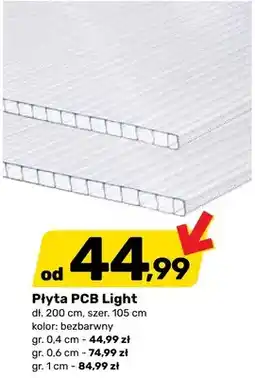 Bricomarche Płyta PCB Light bezbarwny oferta