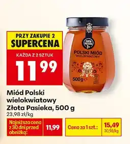 Biedronka Miód polski wielokwiatowy oferta