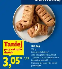 Lidl Hot dog oferta