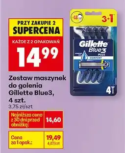 Biedronka Maszynki do golenia Blue3 oferta