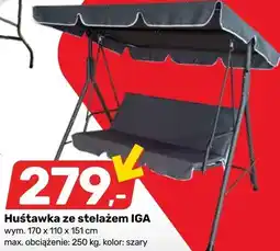 Bricomarche Huśtawka ze stelażem IGA oferta