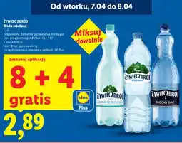 Lidl Woda źródlana mocny gaz oferta
